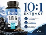 Element One Shilajit 10:1 Extrakt mit Fulvin- und Huminstoffen in Kapselform