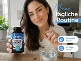 Element One Shilajit Tagesroutine mit 2 Kapseln täglich und 60 Tagen Vorrat